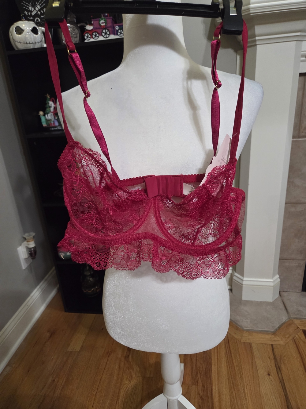 Cabernet Fuchsia Lace Underwire Bralette